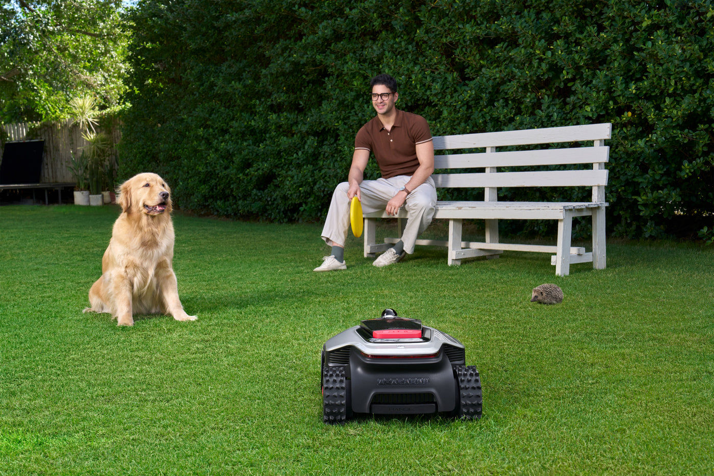 Dreame robot mower with smart obstacle avoidance for large lawns
