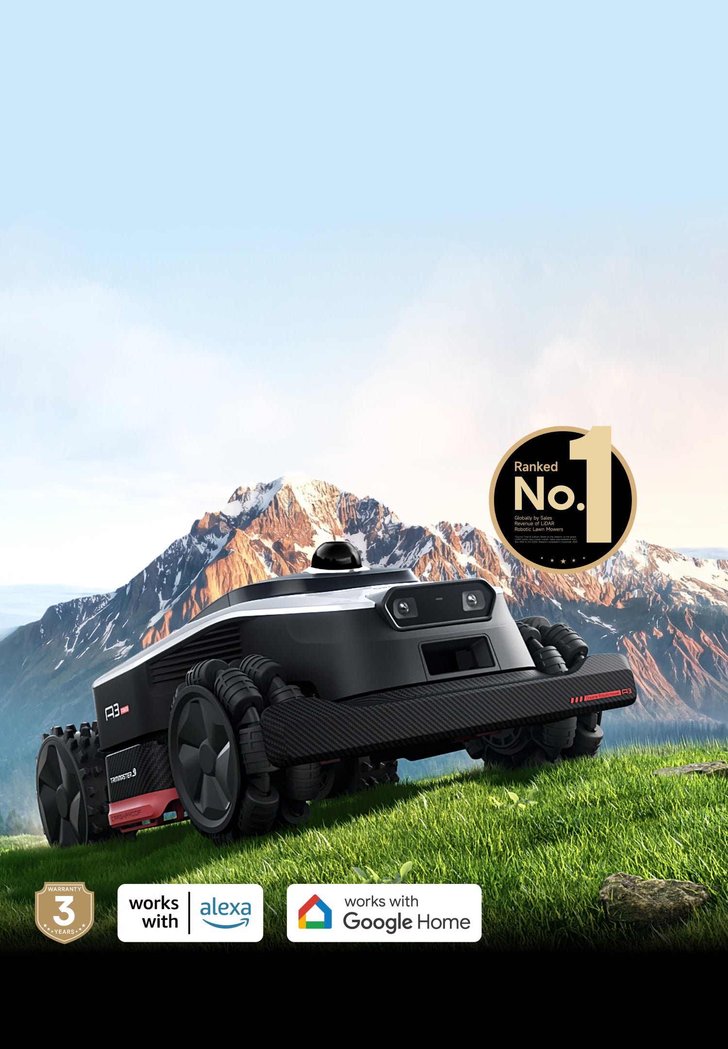 A3 AWD Series Robot Lawn Mower